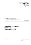 Istruzioni per l`uso EUROCAT 275 H