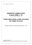 D.Lgs. 81/200 8  - &ldquo;G. Veronese&rdquo;