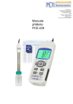 Manuale phMetro PCE-228