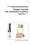 Gruppo manuale per verniciatura a polvere OptiFlex B