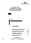 JK20-680FN Operating Instructions E Instrucciones