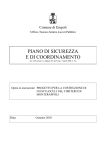 PIANO DI SICUREZZA E DI COORDINAMENTO