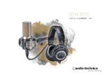 Catalogo Audio-Technica 2014