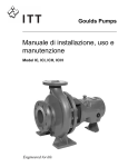 Manuale di installazione, uso e manutenzione