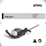 Notice Taille-haies Stihl HS 87 T