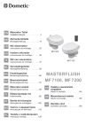 MasterFlush 7100-7200 series toilets installation