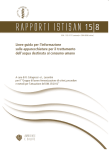 Rapporti ISTISAN 15/8 ISTITUTO SUPERIORE DI SANITÀ