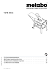 TKHS 315 C - metabo