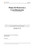 Piano di sicurezza D. Lgs. n. 81 2008 agg