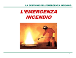 L`EMERGENZA INCENDIO