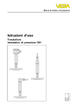 Istruzioni d`uso - Trasduttore idrostatico di pressione D81