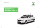 ŠKODA Fabia Istruzioni per l`uso