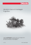 Istruzioni d`uso e di montaggio Frigorifero