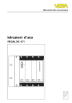 Istruzioni d`uso - VEGALOG 571