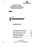 JK20/20A-690 Operating Instructions E