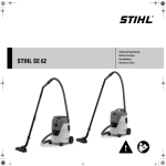 Notice Aspirateur Stihl SE 62 E