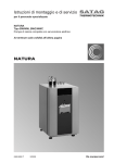 Istruzioni di montaggio e di servizio NATURA