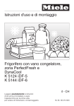 Istruzioni d`uso e di montaggio Frigorifero con vano congelatore