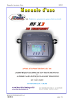 Manuale RFX3 vacuum Radiofrequenza