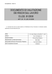 documento di valutazione dei rischi sul lavoro d.lgs. 81/2008