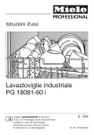 Lavastoviglie industriale PG 18081-60 i