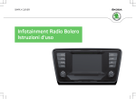 Infotainment Radio Bolero Istruzioni d`uso