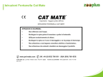 Istruzioni Fontanella Cat Mate