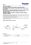 Italiano Istruzioni di montaggio: Speed Triple 1050 dal n. di telaio