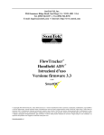 FlowTracker Handheld ADV Istruzioni d`uso