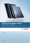 Istruzioni di montaggio e utilizzo Moduli solari cristallini