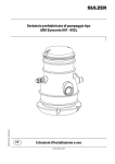 Serbatoio prefabbricato di pompaggio tipo ABS Synconta