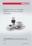 Istruzioni d`uso e di montaggio Macchina da caff&egrave; automatica