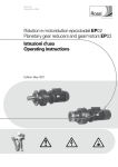 Riduttori e motoriduttori epicicloidali EP02 Planetary gear