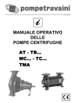 manuale operativo delle pompe centrifughe at - tb