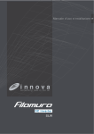 Manuale installazione e d`uso filomuro