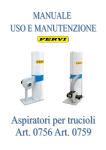 Manuale Aspiratori per Trucioli 0756 e 0759