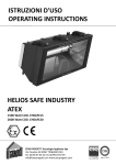 istruzioni d`uso operating instructions helios safe industry