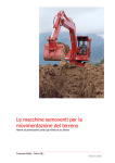 Le macchine semoventi per la movimentazione del terreno