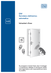 EAV Serratura elettronica- automatica Istruzioni d`uso