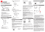 Manuale istruzioni d`uso detettore di presenza PD2 360 Master 1C