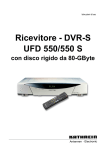 9362661b, Istruzioni d`uso Ricevitore - DVR-S UFD 550