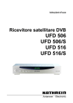 9362636a, Istruzioni d`uso Ricevitore satellitare DVB UFD
