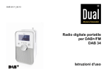 Radio digitale portatile per DAB+/FM DAB 34 Istruzioni d`uso