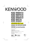 KDC-W5641U KDC-W5541U KDC-W5141U KDC