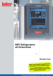 Manuale d`uso MPC Refrigeratore ad immersione, it