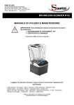 manuale di utilizzo e manutenzione brushless blender n&deg;62
