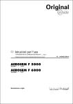 Istruzioni per l`uso AEROSEM F 5000 AEROSEM F 6000