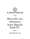 Binocolo con telemetro laser digitale RXB-IV ™