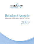Relazione annuale 2009 - Leggi e informazione radiotelevisiva