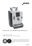 Istruzioni per l`uso IMPRESSA XJ9 Professional